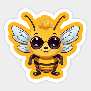 Cute Bee Swag Sticker